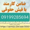 ضامن دادگاه/ضامن برای دادگاه/ضامن دادسرا/فیش حقوقی