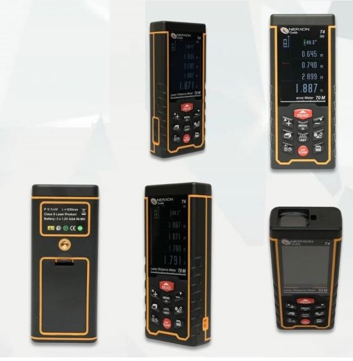 متر لیزری 70 متری NERIXON مدل Nisto T4