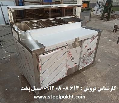 تاپینگ ۸ لگن پیتزا و ساندویچ