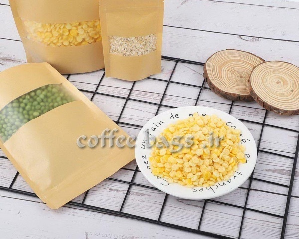 پاکت ایستاده قهوه ته کاست ارزان