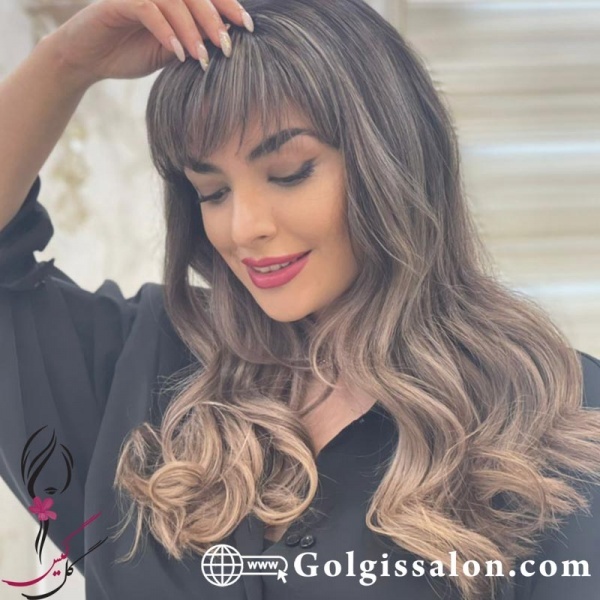 بالیاژ مو در تهران به صورت حرفه ای در گل گیس