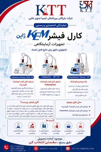 نمایندگی فروش دستگاه پتانسیومتریک KEM ژاپن | دقیق