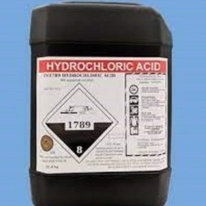 اسید کلریدریک HCL یا اسید هیدروکلریک با فرمول HCL