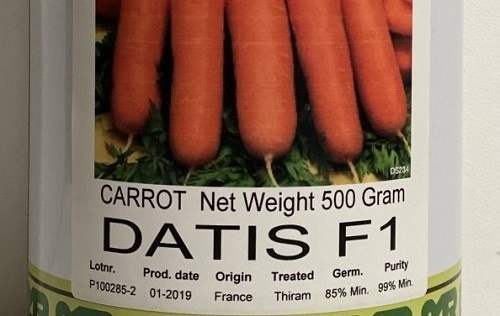 قیمت بذر هویج داتیس